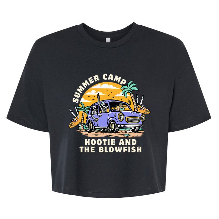 Hootie & The Blowfish Summer Camp 2024 Camping With Trucks Bella+Canvas Jersey Crop Tee