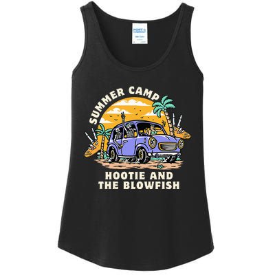 Hootie & The Blowfish Summer Camp 2024 Camping With Trucks Ladies Essential Tank