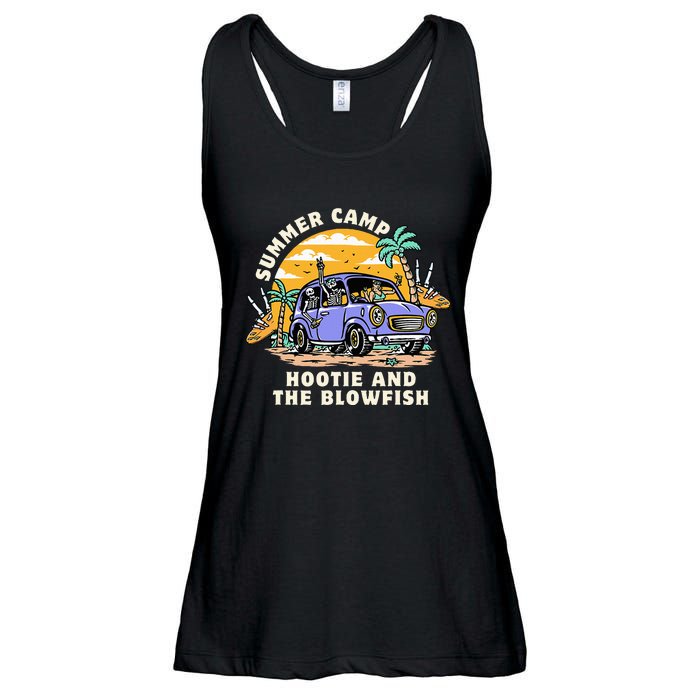 Hootie & The Blowfish Summer Camp 2024 Camping With Trucks Ladies Essential Flowy Tank