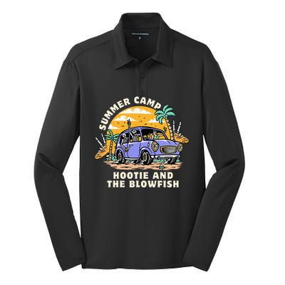 Hootie & The Blowfish Summer Camp 2024 Camping With Trucks Silk Touch Performance Long Sleeve Polo