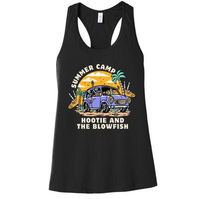 Hootie & The Blowfish Summer Camp 2024 Camping With Trucks Women's Racerback Tank