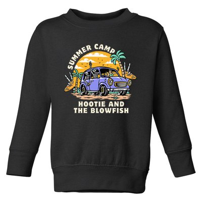 Hootie & The Blowfish Summer Camp 2024 Camping With Trucks Toddler Sweatshirt