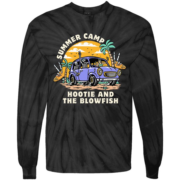 Hootie & The Blowfish Summer Camp 2024 Camping With Trucks Tie-Dye Long Sleeve Shirt