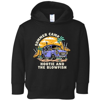 Hootie & The Blowfish Summer Camp 2024 Camping With Trucks Toddler Hoodie