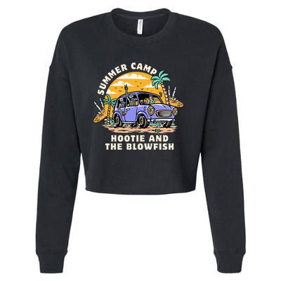 Hootie & The Blowfish Summer Camp 2024 Camping With Trucks Cropped Pullover Crew