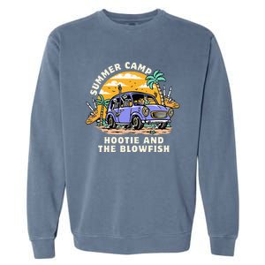 Hootie & The Blowfish Summer Camp 2024 Camping With Trucks Garment-Dyed Sweatshirt