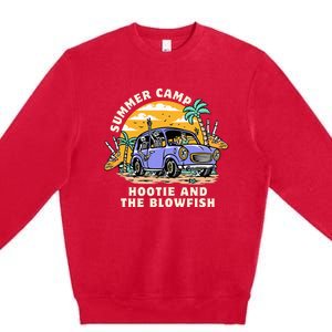 Hootie & The Blowfish Summer Camp 2024 Camping With Trucks Premium Crewneck Sweatshirt