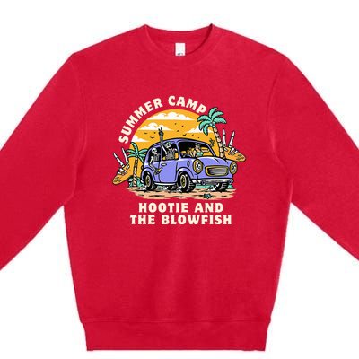 Hootie & The Blowfish Summer Camp 2024 Camping With Trucks Premium Crewneck Sweatshirt