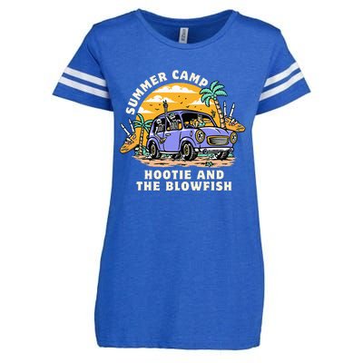 Hootie & The Blowfish Summer Camp 2024 Camping With Trucks Enza Ladies Jersey Football T-Shirt