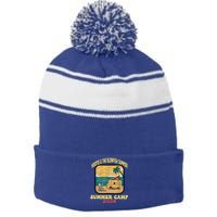 Hootie & The Blowfish Summer Camp 2024 | Retro Fun Beach Stripe Pom Pom Beanie