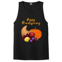 Happy Thanksgiving Cornucopia Design PosiCharge Competitor Tank