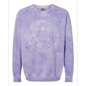 Human Transmutation Circle Chalk Colorblast Crewneck Sweatshirt