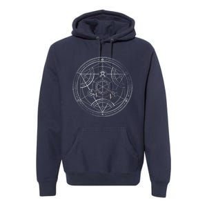 Human Transmutation Circle Chalk Premium Hoodie