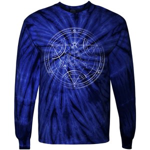 Human Transmutation Circle Chalk Tie-Dye Long Sleeve Shirt