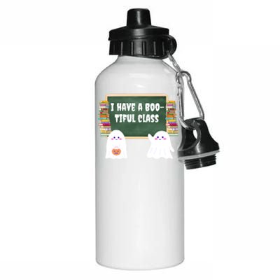 Halloween Teacher Cute Ghost I Have A BooTiful Class Gift Aluminum Water Bottle