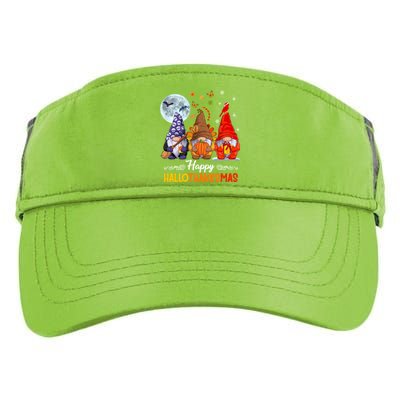 Halloween Thanksgiving Christmas Happy Hallothanksmas Gnomes Funny Gift Adult Drive Performance Visor