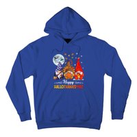 Halloween Thanksgiving Christmas Happy Hallothanksmas Gnomes Funny Gift Hoodie