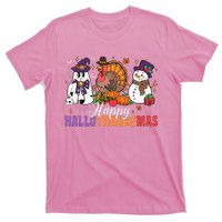 Halloween Thanksgiving Christmas Happy Hallothanksmas T-Shirt