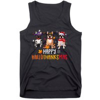 Halloween Thanksgiving Christmas Funny French Bulldog Dogs Tank Top