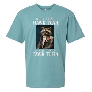 Hawk Tush Candidate If She DonT Hawk Tuah I DonT Tawk Tuha Sueded Cloud Jersey T-Shirt