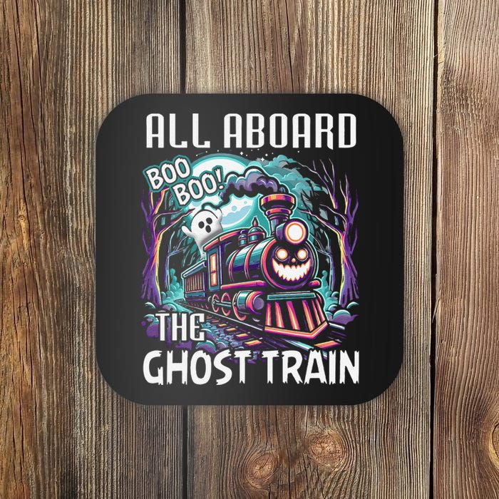 Halloween Train Choo Cho Locomotive All Aboard Railroad Coaster