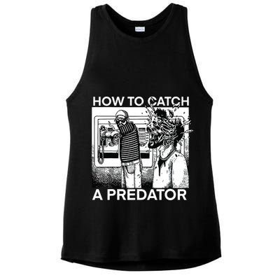 How To Catch A Predator Ladies PosiCharge Tri-Blend Wicking Tank