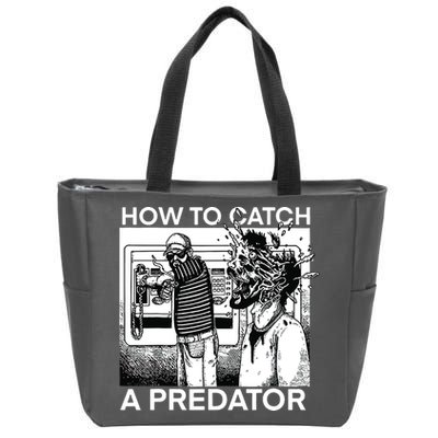How To Catch A Predator Zip Tote Bag