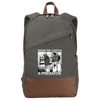 How To Catch A Predator Cotton Canvas Backpack