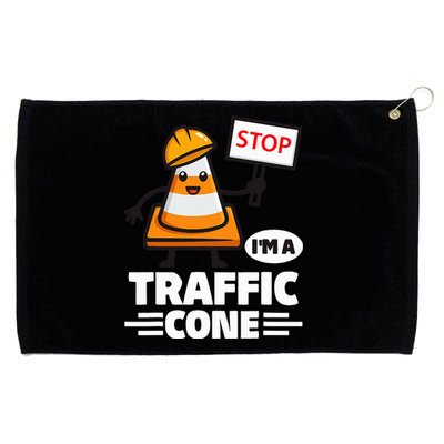 Halloween Traffic Cone Costume IM A Traffic Cone Grommeted Golf Towel