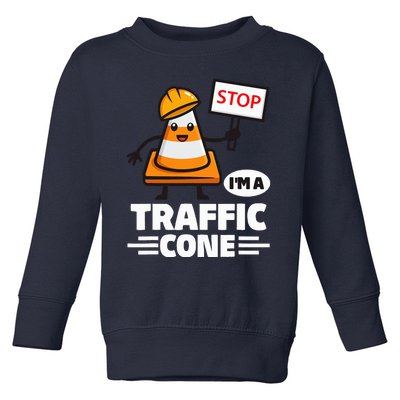 Halloween Traffic Cone Costume IM A Traffic Cone Toddler Sweatshirt