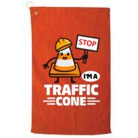 Halloween Traffic Cone Costume IM A Traffic Cone Platinum Collection Golf Towel