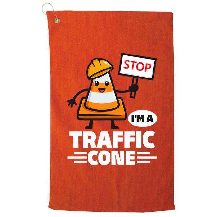 Halloween Traffic Cone Costume IM A Traffic Cone Platinum Collection Golf Towel