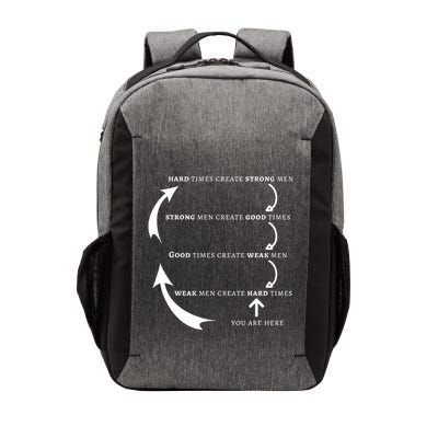 Hard Times Create Strong Good Times Create Weak Vector Backpack