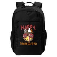 Happy Thanksgiving Cool Gobble Turkey Backpack