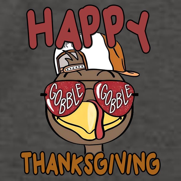Happy Thanksgiving Cool Gobble Turkey Vector Backpack