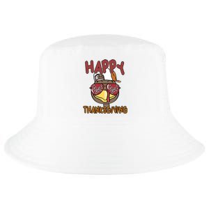 Happy Thanksgiving Cool Gobble Turkey Cool Comfort Performance Bucket Hat