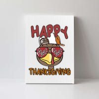 Happy Thanksgiving Cool Gobble Turkey Canvas