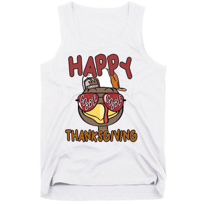 Happy Thanksgiving Cool Gobble Turkey Tank Top