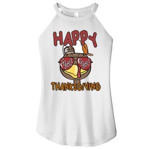 Happy Thanksgiving Cool Gobble Turkey Women's Perfect Tri Rocker Tank