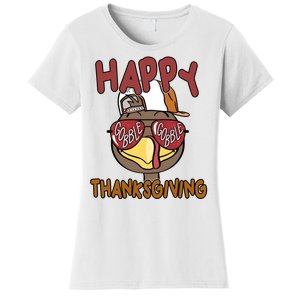 Happy Thanksgiving Cool Gobble Turkey Women's T-Shirt