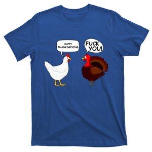 Happy Thanksgiving Chicken Vs Turkey Funny T-Shirt