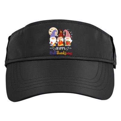 Halloween Thanksgiving Christmas Gnome Happy Hallothanksmas Adult Drive Performance Visor