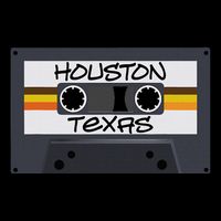 Houston Texas Cassette Tape Cooling Performance Crew T-Shirt