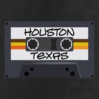 Houston Texas Cassette Tape Adult Drive Performance Visor
