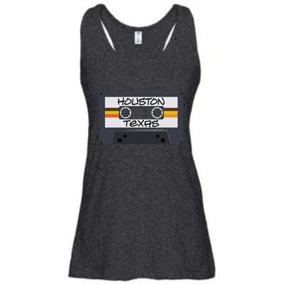 Houston Texas Cassette Tape Ladies Essential Flowy Tank