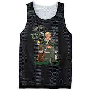 Hunting Trump Camo Duck Election Maga 2024 Voter Mesh Reversible Basketball Jersey Tank