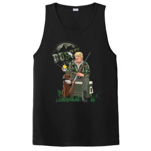 Hunting Trump Camo Duck Election Maga 2024 Voter PosiCharge Competitor Tank