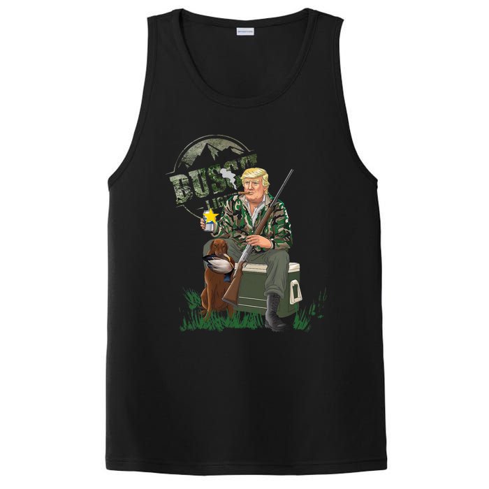 Hunting Trump Camo Duck Election Maga 2024 Voter PosiCharge Competitor Tank