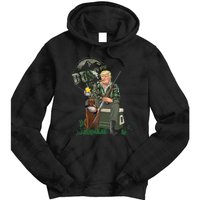 Hunting Trump Camo Duck Election Maga 2024 Voter Tie Dye Hoodie