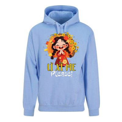 Happy Tet Chuc Mung Nam Moi 2025 Li Xi Me Please Unisex Surf Hoodie